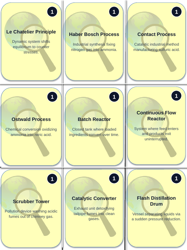 Engineering with Chemical Processes Trivia Board Game sample page