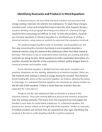 Identifying Reactants and Products in Word Equations Reading Worksheet sample page