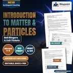 Introduction to Matter & Particles Bell Ringers & Exit Tickets cover