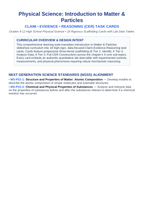 Introduction to Matter & Particles CER Task Cards sample page
