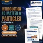 Introduction to Matter & Particles CER Task Cards cover