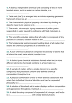 Introduction to Matter & Particles Fill-in-the-Blank Vocabulary Worksheet sample page