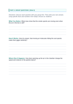 Introduction to Matter & Particles Phenomena-Based Lesson: Smoke Specks That Jiggle in Still Air Student Response Sheet sample page