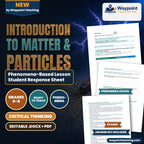 Introduction to Matter & Particles Phenomena-Based Lesson: Smoke Specks That Jiggle in Still Air Student Response Sheet cover