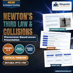 Newton's Third Law & Collisions Phenomena-Based Lesson: Skateboard Wall Push-Off and Rocket Launch Thrust Presentation cover
