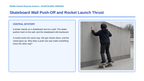 Newton's Third Law & Collisions Scaffolded Phenomena-Based Lesson: Skateboard Wall Push-Off and Rocket Launch Thrust Presentation sample page
