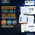 Newton's Third Law & Collisions Slide Show Presentation cover