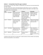 Physical vs. Chemical Properties Model Response & Scoring Guide sample page