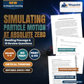 Simulating Particle Motion at Absolute Zero Reading Worksheet cover