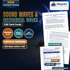 Sound Waves & Mechanical Waves CER Task Cards cover