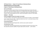 Sound Waves & Mechanical Waves Model Response & Scoring Guide sample page
