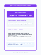 Sound Waves & Mechanical Waves Project-Based Learning Activity sample page