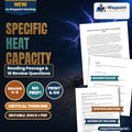 Specific Heat Capacity: Comparing Water and Sand Heating Rates Reading Worksheet cover