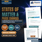 States of Matter & Phase Changes Scaffolded Phenomena-Based Lesson: Dry Ice That Turns into Rolling Fog Student Response Sheet cover