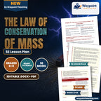 The Law of Conservation of Mass 5E Lesson Plan cover