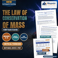 The Law of Conservation of Mass CER Task Cards cover