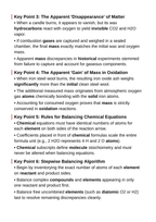 The Law of Conservation of Mass Guided Notes sample page