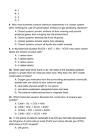 The Law of Conservation of Mass Lesson Quiz sample page