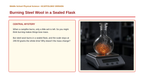 The Law of Conservation of Mass Scaffolded Phenomena-Based Lesson: Burning Steel Wool in a Sealed Flask Presentation sample page