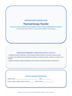 Thermal Energy Transfer Differentiation Stations sample page