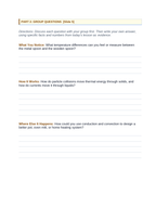 Thermal Energy Transfer Phenomena-Based Lesson: Why a Metal Spoon Gets Hot but a Wooden One Stays Cool Student Response Sheet sample page