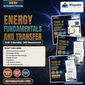 Middle School Physical Science Unit 4: Energy Fundamentals and Transfer Bundle cover